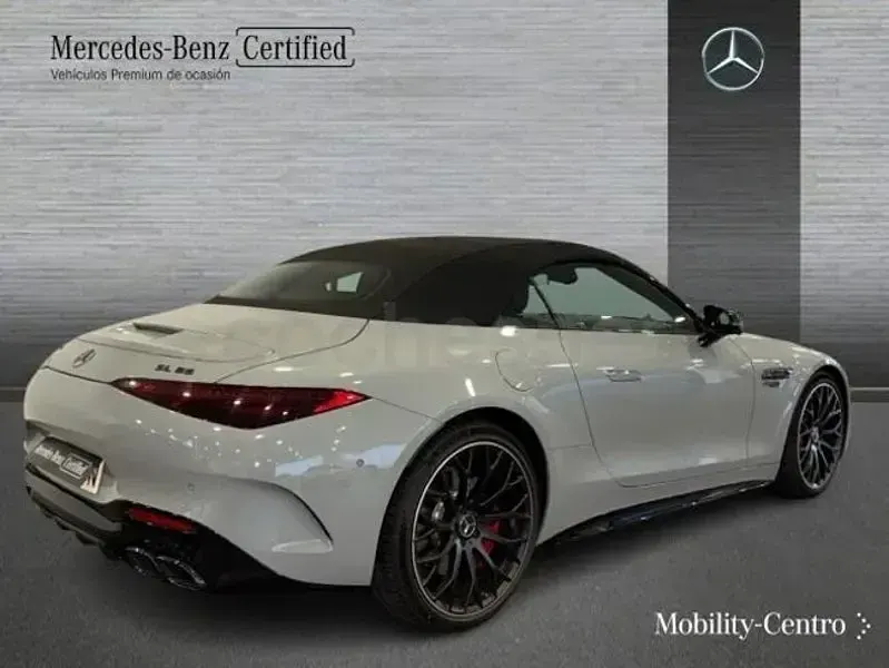 Usado Mercedes SL55 AMG AMG 476 CV (350 kW) 2023 Gris / plata Descapotable