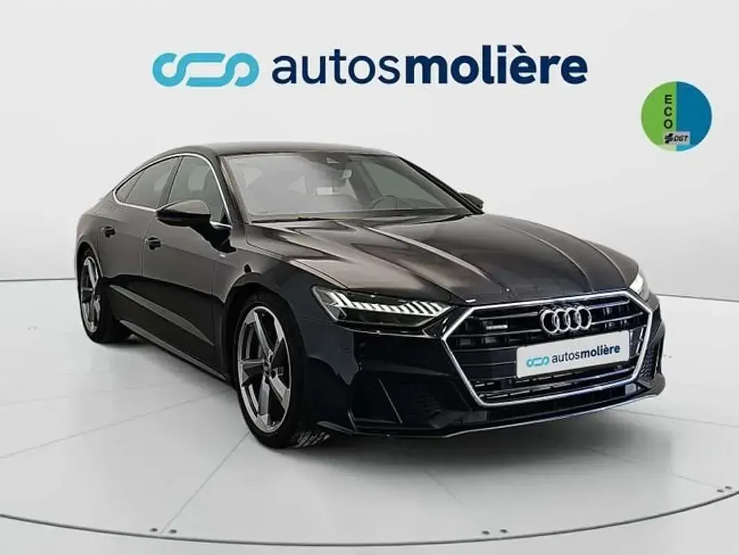 Usado Audi A7 Ambiente 245 CV (180 kW) 2021 Azul Berlina