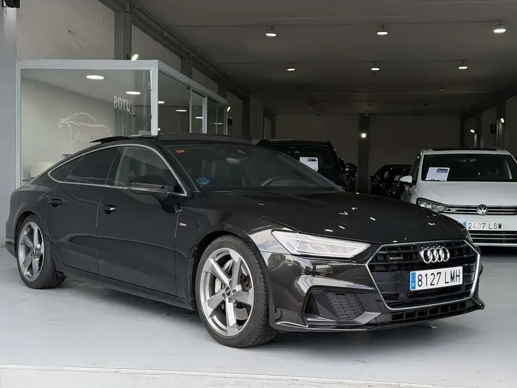 Usado Audi A7 Sportback S-Line 299 CV (219 kW) 2021 Negro Utilitario