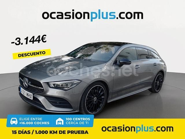 Gris / plata Usado 2023 Mercedes CLA200 Shooting Brake Familiar | 34.590 € (Precio justo) - Imagen 1/4