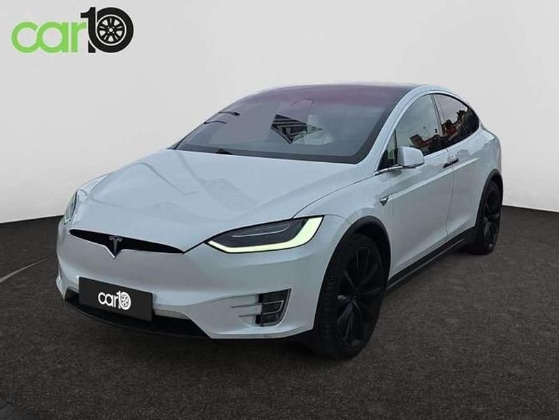 Blanco Usado 2018 Tesla Model X SUV | 43.990 € (Precio justo) - Imagen 1/4