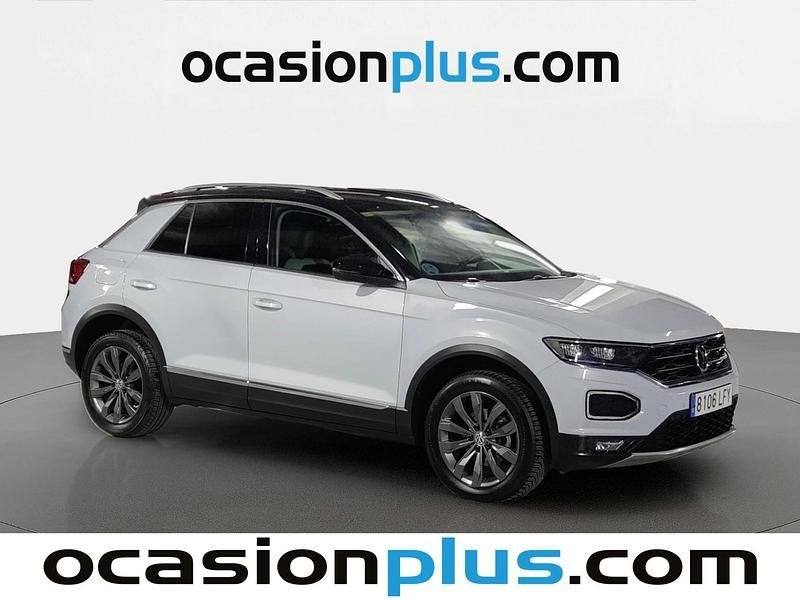 Usado VW T-Roc Sportline 150 CV (110 kW) 2020 Gris SUV