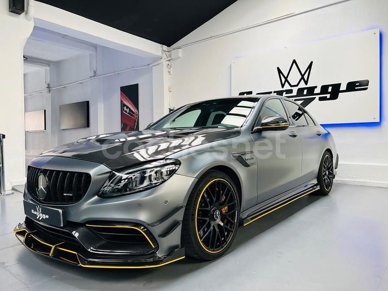 Usado Mercedes C63S AMG 510 CV (375 kW) 2021 Gris / plata Berlina