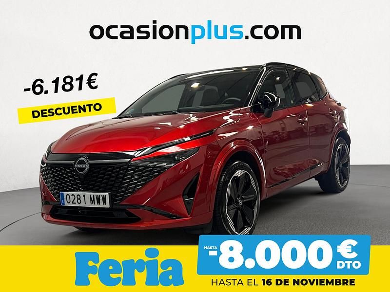 Rojo Usado 2024 Nissan Qashqai SUV | 30.490 € (Un poco caro) - Imagen 1/4
