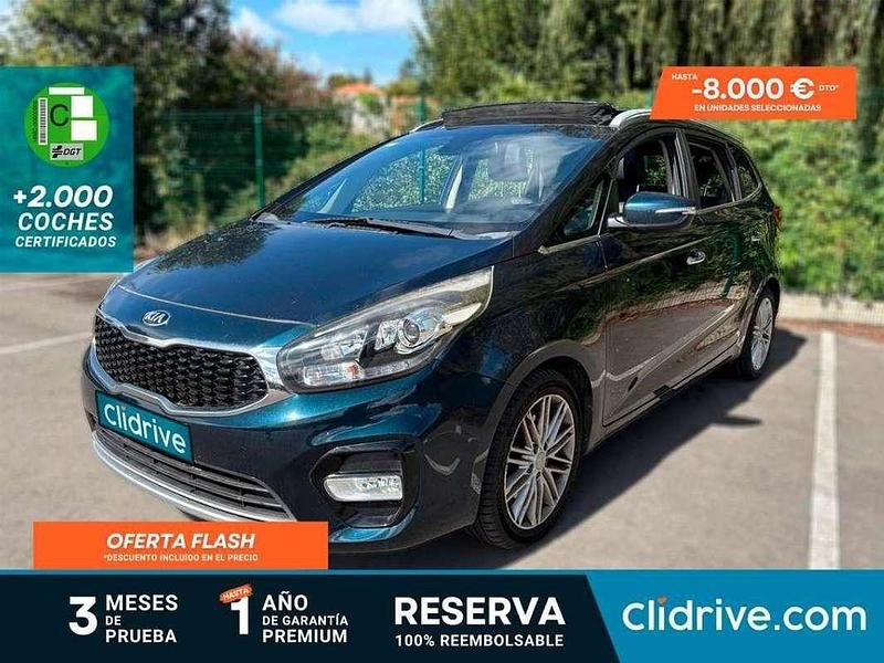 Azul Usado 2018 Kia Carens Monovolumen | 12.890 € (Precio justo) - Imagen 1/3