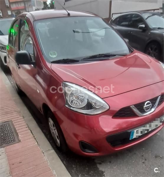 Usado Nissan Micra Visia 80 CV (58 kW) 2017 Granate Utilitario