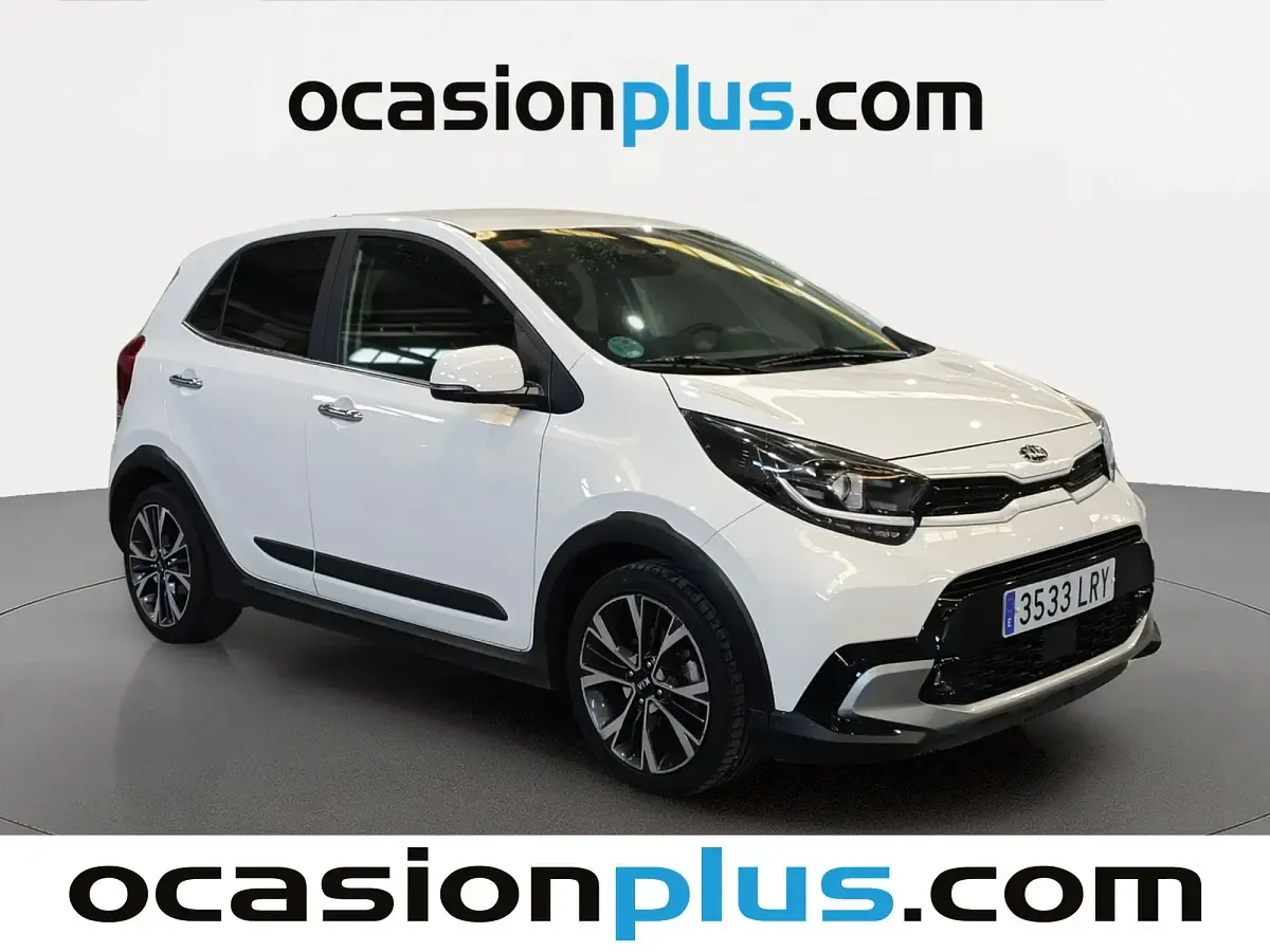 Usado Kia Picanto X-Line 100 CV (73 kW) 2021 Blanco Utilitario