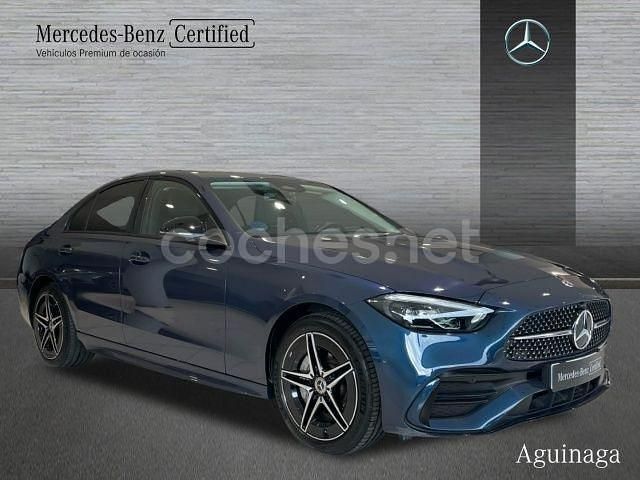 Azul Usado 2024 Mercedes C300e Berlina | 47.890 € (Precio justo) - Imagen 1/4