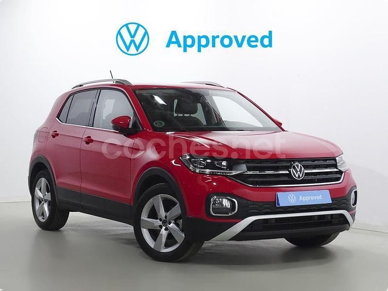 Rojo Usado 2021 VW T-Cross Sportline SUV | 20.400 € (Precio justo) - Imagen 1/4