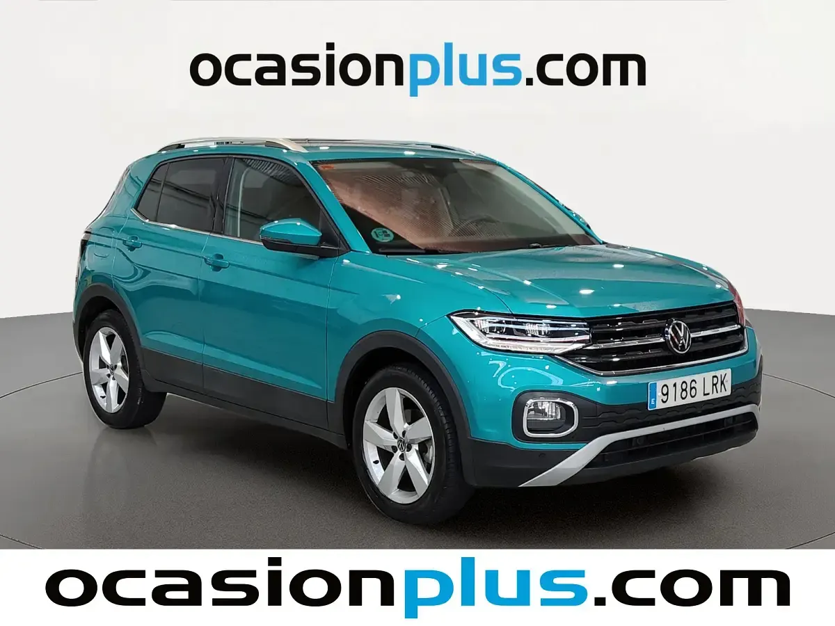Usado VW T-Cross Sportline 110 CV (80 kW) 2021 Azul SUV