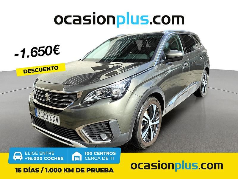 Gris Usado 2019 Peugeot 5008 Allure SUV | 18.150 € (Buen precio) - Imagen 1/4