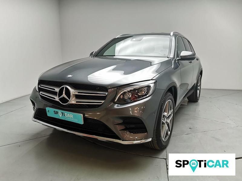 Usado Mercedes GLC250 AMG line 204 CV (150 kW) 2016 Gris SUV