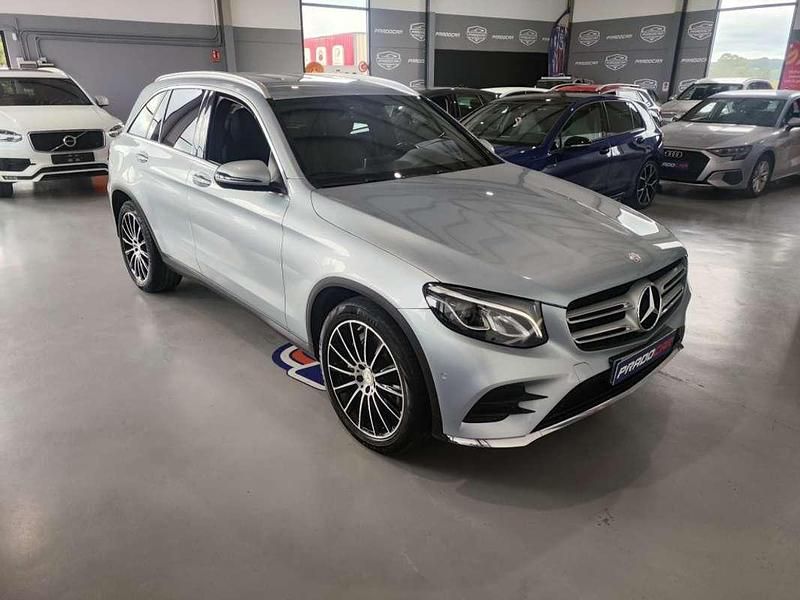 Azul Usado 2016 Mercedes GLC220 AMG line SUV | 32.700 € (Caro) - Imagen 1/4