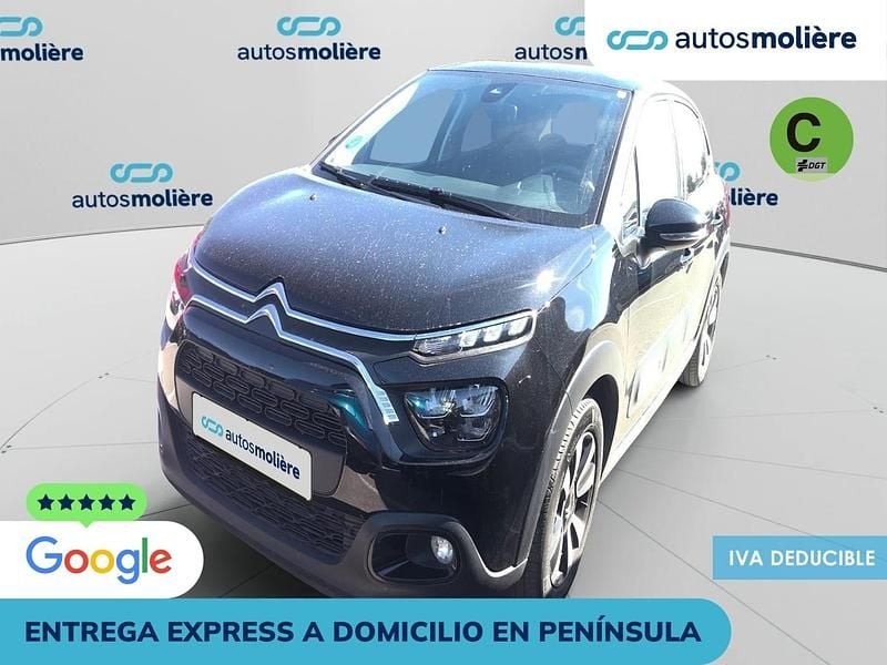 Negro Usado 2024 Citroën C3 PureTech Utilitario | 14.890 € (Precio justo) - Imagen 1/4