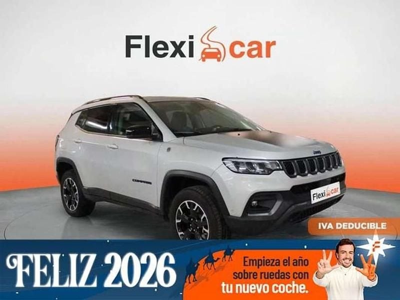 Gris Usado 2022 Jeep Compass Trailhawk SUV | 18.490 € (Super precio) - Imagen 1/4