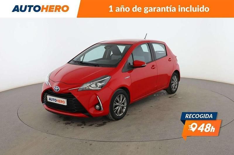 Rojo Usado 2019 Toyota Yaris Hybrid Active Berlina | 16.099 € (Precio justo) - Imagen 1/3