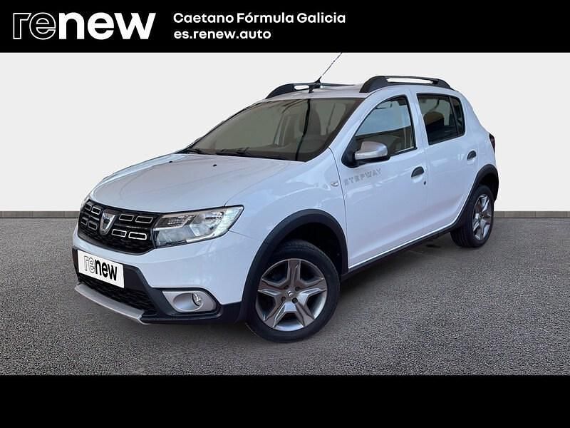 Blanco Usado 2017 Dacia Sandero Stepway Ambiance Berlina | 10.900 € (Un poco caro) - Imagen 1/4