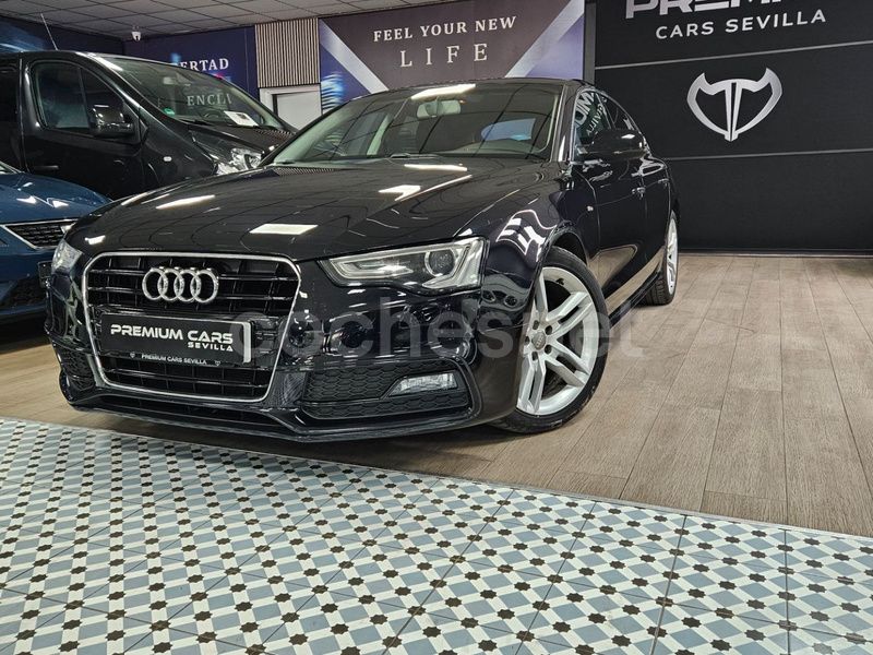 Negro Usado 2016 Audi A5 Sportback S-Line Berlina | 19.800 € (Un poco caro) - Imagen 1/4