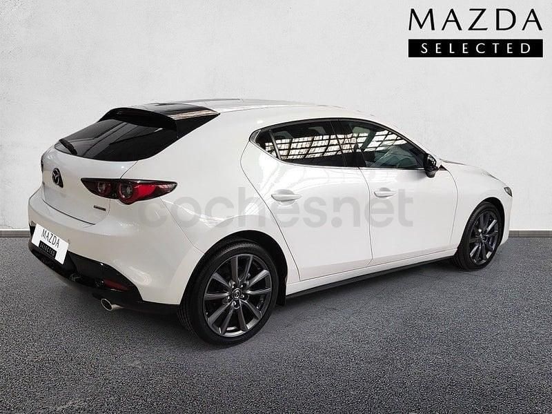 Usado Mazda 3 Exclusive-Line 150 CV (110 kW) 2023 Blanco Berlina