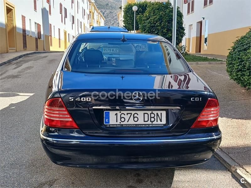 Usado Mercedes S400 250 CV (183 kW) 2004 Azul Berlina