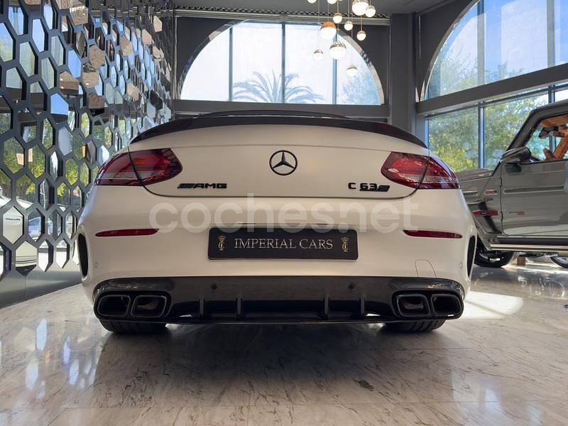Usado Mercedes C63S AMG 510 CV (375 kW) 2019 Blanco Descapotable