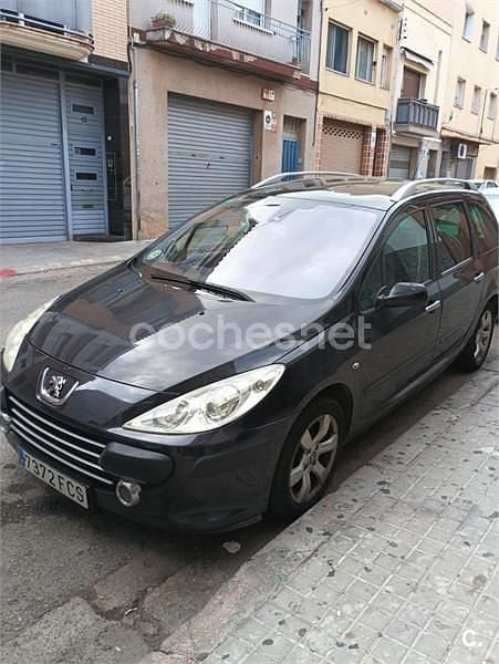 Negro Usado 2006 Peugeot 307 Familiar | 1250 € (Buen precio) - Imagen 1/1