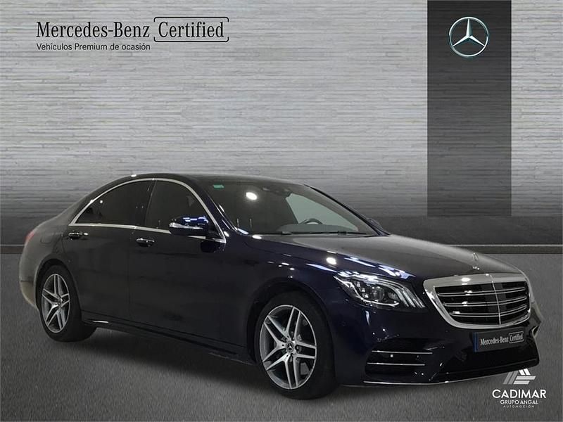 Usado Mercedes S350 286 CV (210 kW) 2019 Azul Berlina