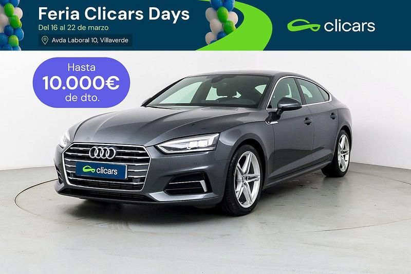 Usado Audi A5 Sportback S-Line 190 CV (139 kW) 2019 Gris Utilitario