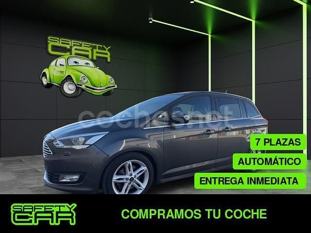 Gris / plata Usado 2018 Ford Grand C-Max Titanium Monovolumen | 16.499 € (Precio justo) - Imagen 1/4