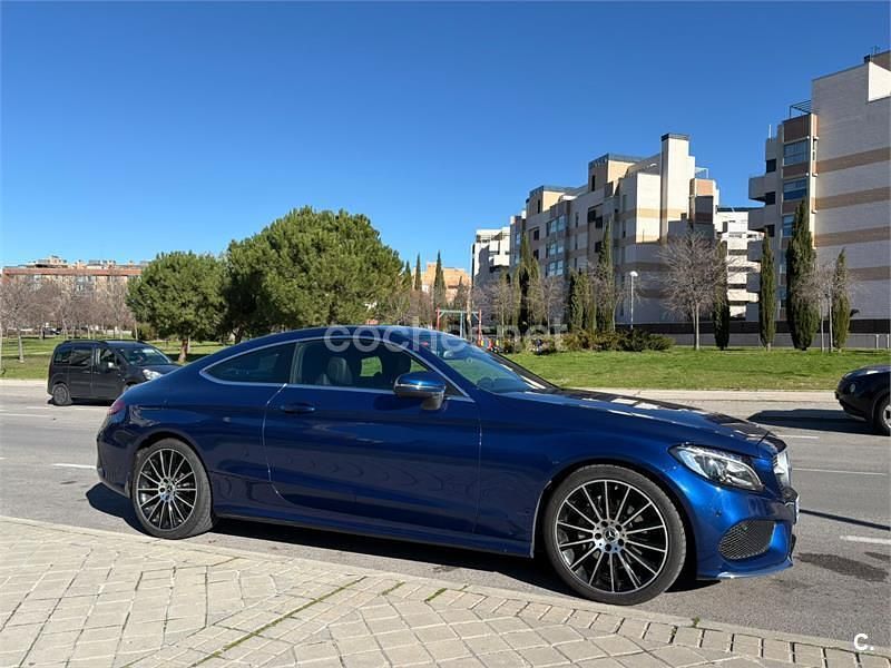Azul Usado 2017 Mercedes C220 Coupe | 26.900 € (Precio justo) - Imagen 1/4