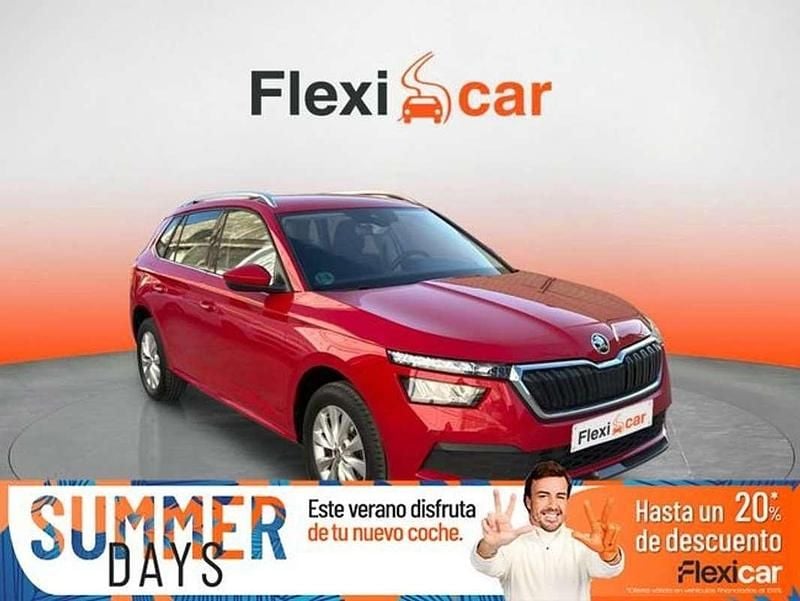 Rojo Usado 2021 Skoda Kamiq Ambition SUV | 14.290 € (Super precio) - Imagen 1/4