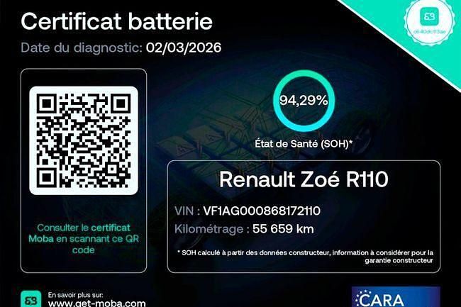 Usado Renault Zoe Business 80 kW (109 CV) 2021 Blanco Utilitario