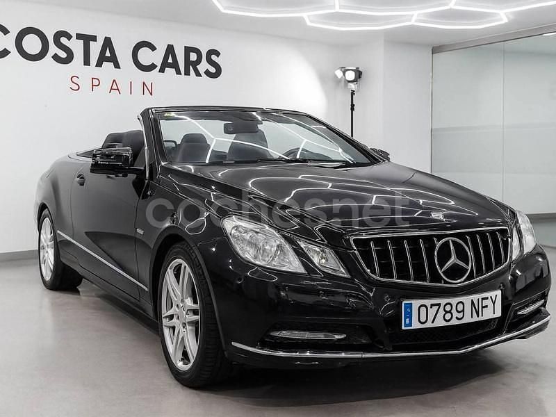 Negro Usado 2011 Mercedes E350 Avantgarde Descapotable | 17.995 € (Buen precio) - Imagen 1/4