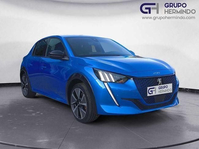 Usado Peugeot e-208 GT-line 100 kW (136 CV) 2020 Azul Utilitario