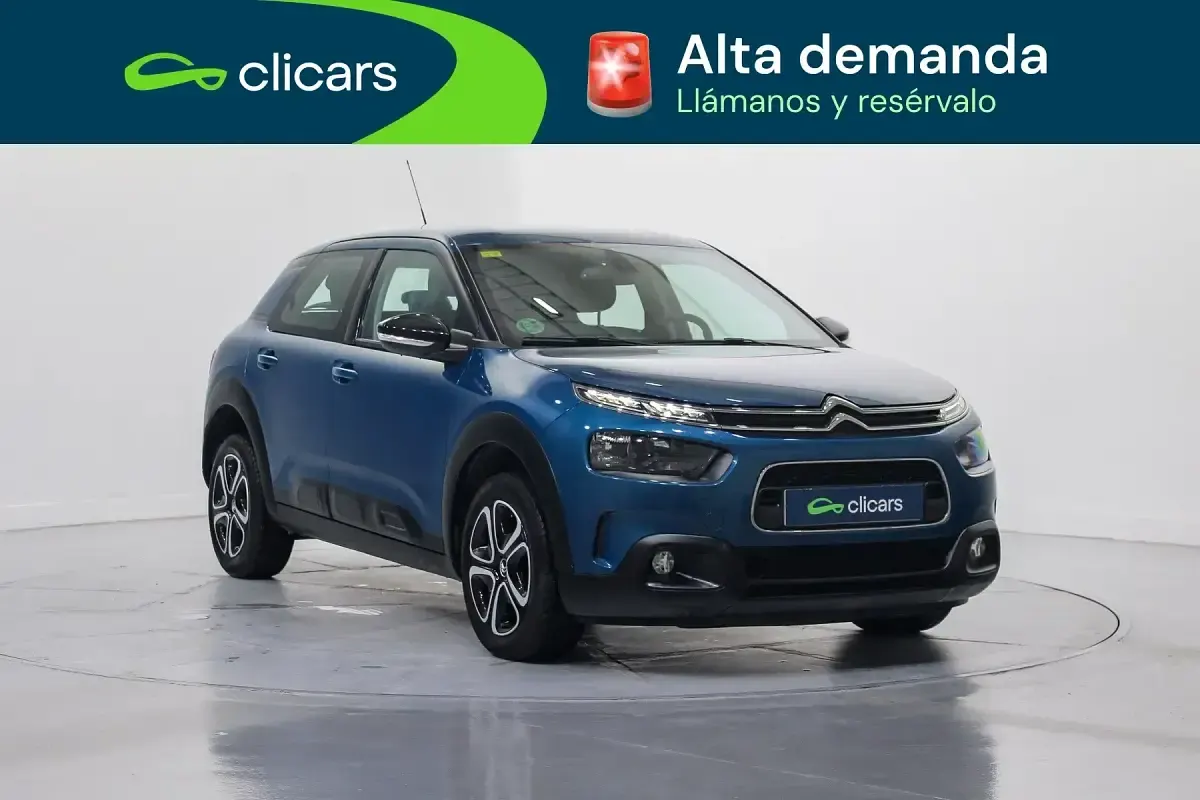 Usado Citroën C4 Cactus Feel 110 CV (80 kW) 2020 Azul Utilitario