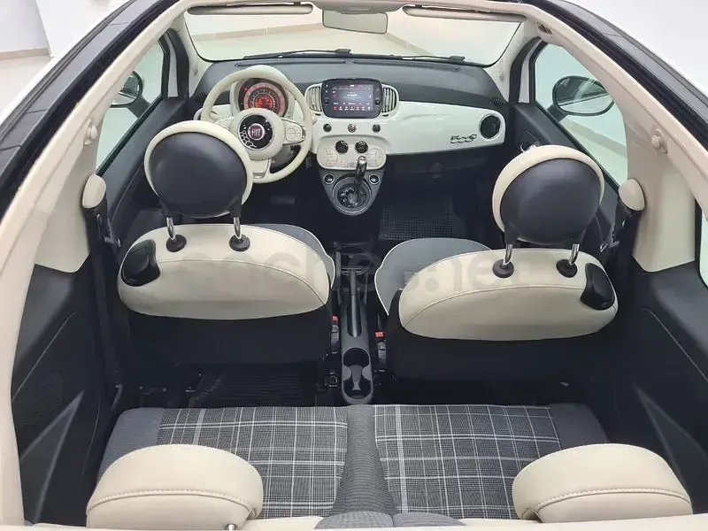 Usado Fiat 500C Lounge 69 CV (50 kW) 2019 Blanco Descapotable