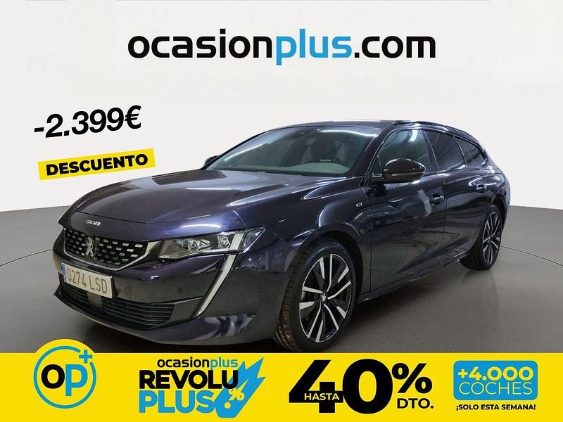 Usado Peugeot 508 GT 130 CV (95 kW) 2021 Azul Familiar
