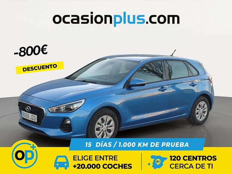 Azul Usado 2017 Hyundai i30 | 10.490 € (Precio justo) - Imagen 1/4