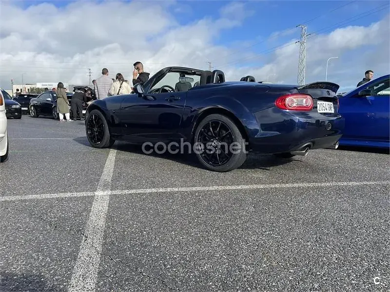 Usado Mazda MX5 Style 126 CV (92 kW) 2009 Azul Descapotable