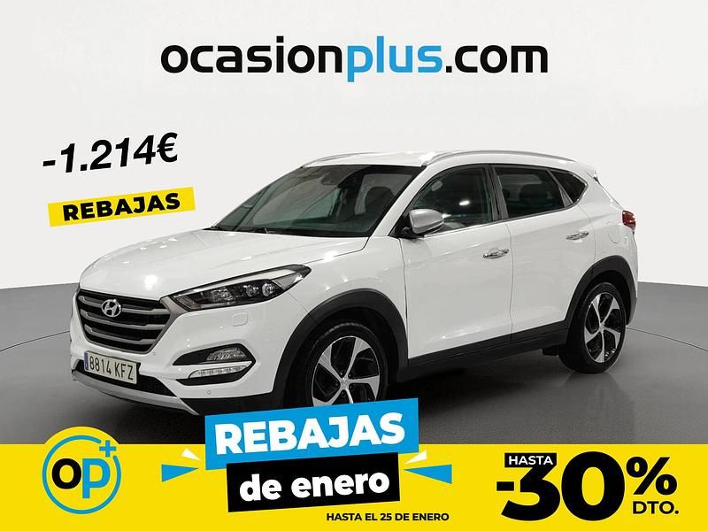 Blanco Usado 2017 Hyundai Tucson SUV | 16.390 € (Precio justo) - Imagen 1/4