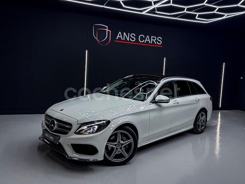 Usado Mercedes C220 170 CV (125 kW) 2017 Blanco Familiar