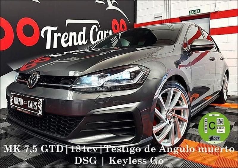 Usado VW Golf VII GTD 185 CV (136 kW) 2018 Gris / plata Berlina