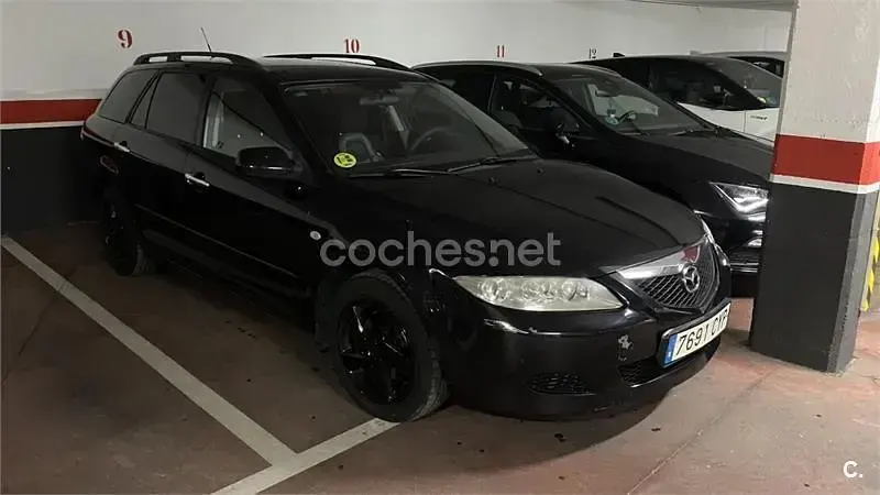 Usado Mazda 6 Active 141 CV (103 kW) 2004 Negro Berlina