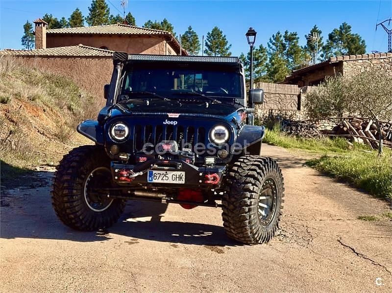 Usado Jeep Wrangler Unlimited Rubicon 177 CV (130 kW) 2008 Negro SUV
