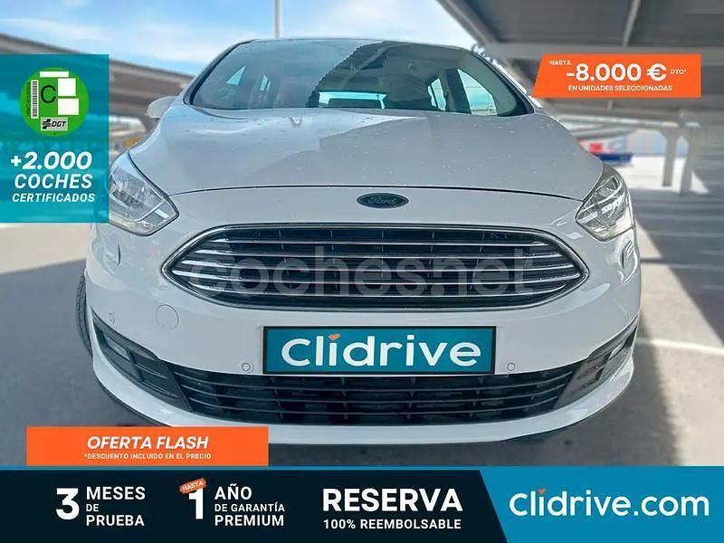 Blanco Usado 2014 Ford Grand C-Max Monovolumen | 9390 € (Precio justo) - Imagen 1/4