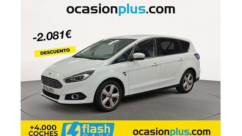 Blanco Usado 2017 Ford S-MAX Titanium Monovolumen | 21.300 € (Un poco caro) - Imagen 1/4