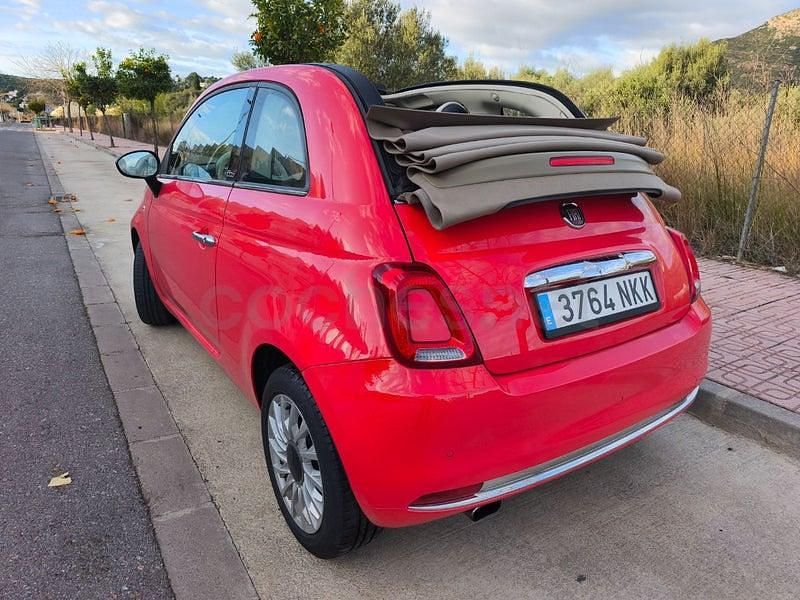 Usado Fiat 500C Lounge 85 CV (62 kW) 2019 Naranja Descapotable