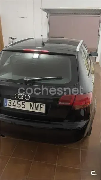 Usado Audi A3 Sportback Ambiente 170 CV (125 kW) 2007 Negro Utilitario