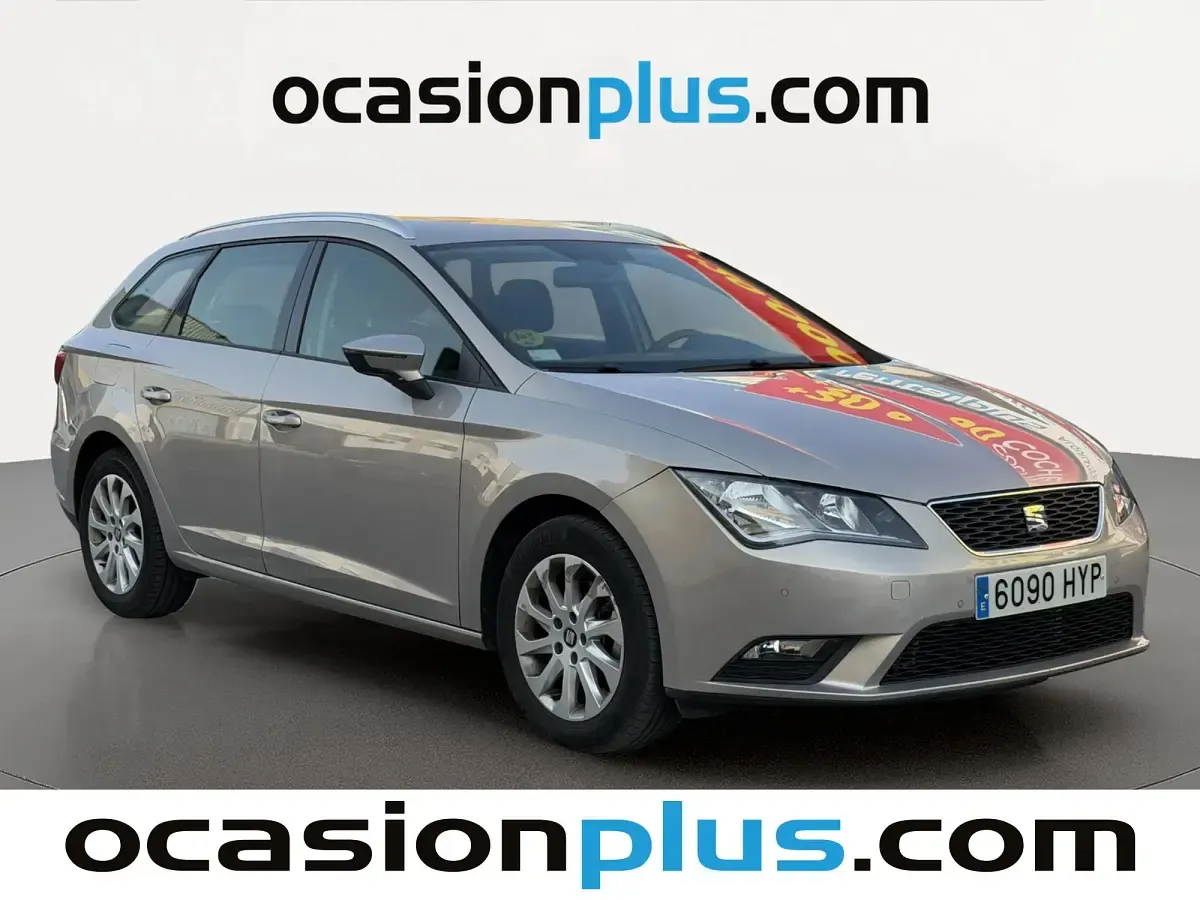 Usado Seat Leon Style 150 CV (110 kW) 2014 Beige Monovolumen