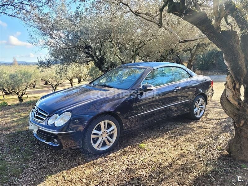Azul Usado 2007 Mercedes CLK280 Avantgarde Descapotable | 13.000 € (Precio justo) - Imagen 1/4